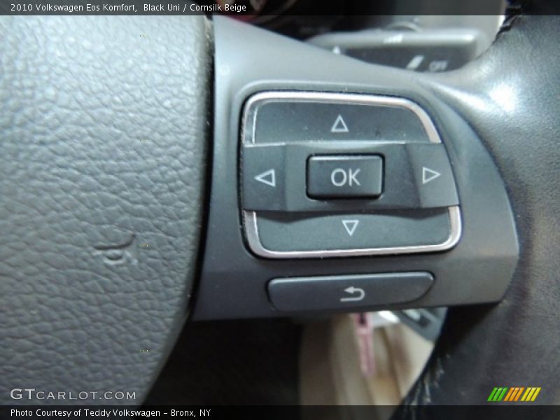 Black Uni / Cornsilk Beige 2010 Volkswagen Eos Komfort