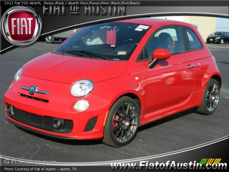 Rosso (Red) / Abarth Nero/Rosso/Nero (Black/Red/Black) 2013 Fiat 500 Abarth