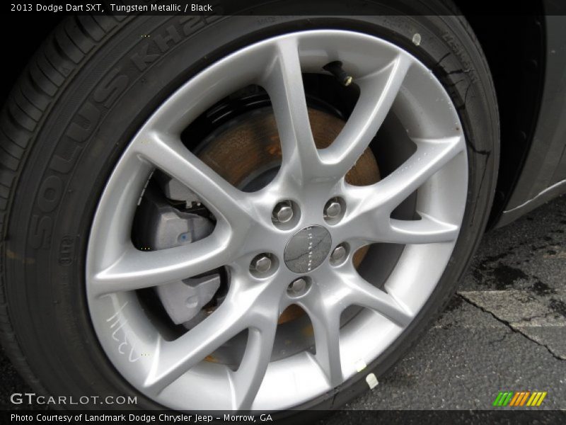 Tungsten Metallic / Black 2013 Dodge Dart SXT
