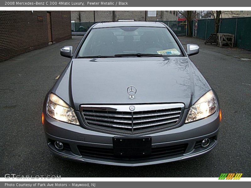 Pewter Metallic / Black 2008 Mercedes-Benz C 300 4Matic Luxury