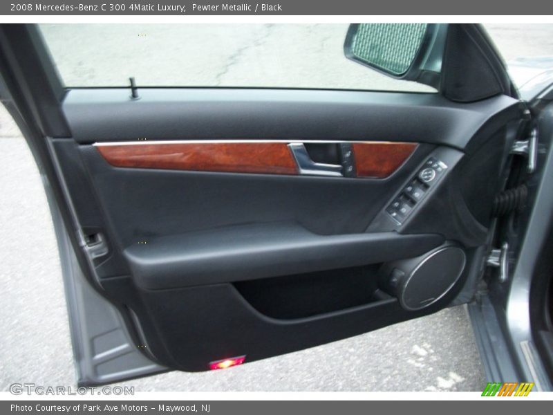 Pewter Metallic / Black 2008 Mercedes-Benz C 300 4Matic Luxury