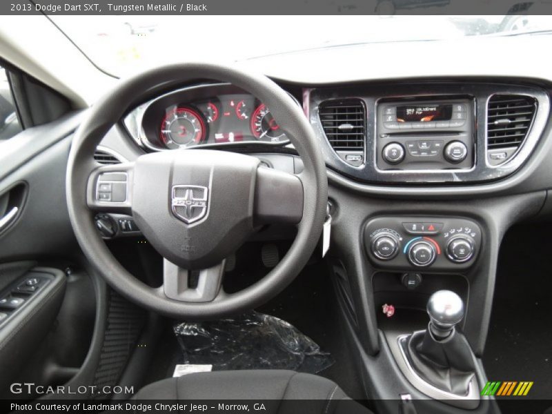 Tungsten Metallic / Black 2013 Dodge Dart SXT