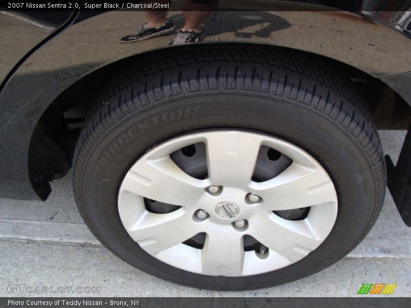 Super Black / Charcoal/Steel 2007 Nissan Sentra 2.0