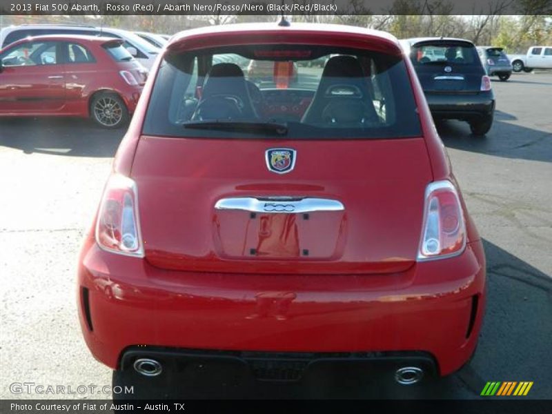 Rosso (Red) / Abarth Nero/Rosso/Nero (Black/Red/Black) 2013 Fiat 500 Abarth