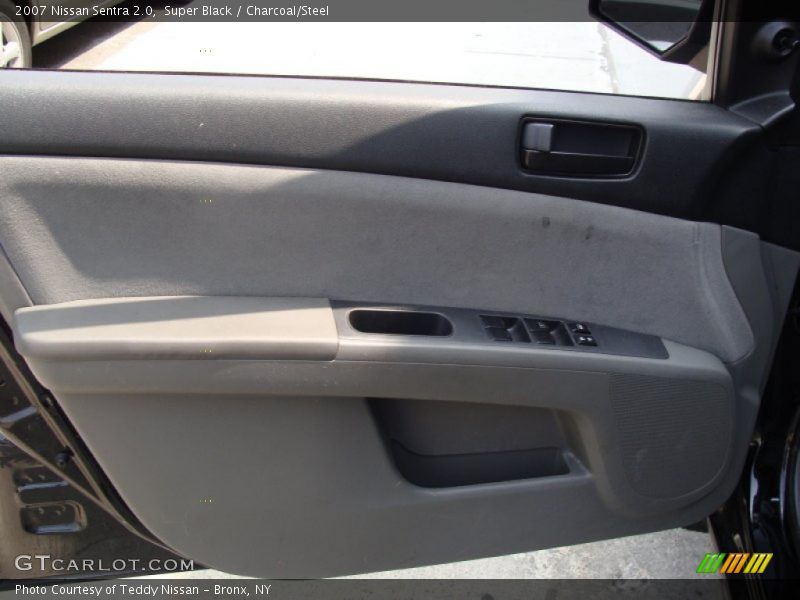Super Black / Charcoal/Steel 2007 Nissan Sentra 2.0