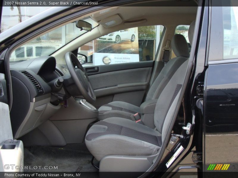 Super Black / Charcoal/Steel 2007 Nissan Sentra 2.0