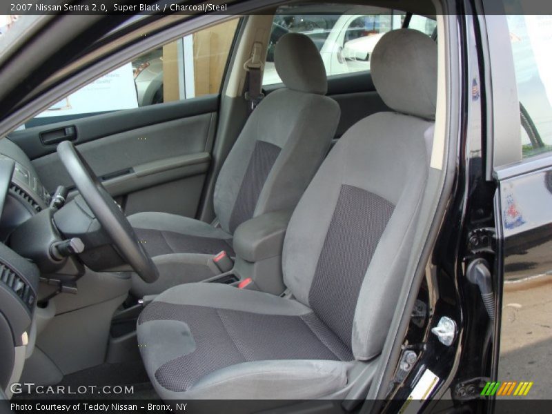 Super Black / Charcoal/Steel 2007 Nissan Sentra 2.0