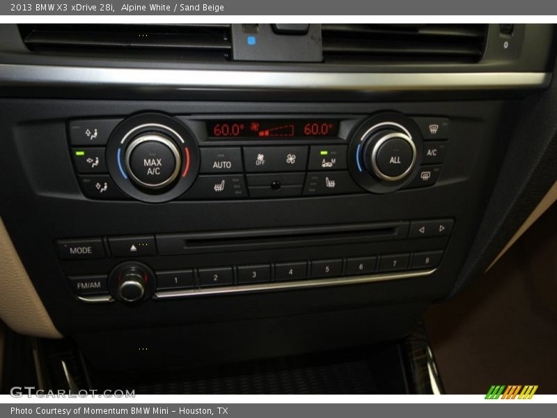 Alpine White / Sand Beige 2013 BMW X3 xDrive 28i