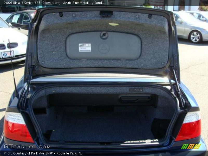 Mystic Blue Metallic / Sand 2006 BMW 3 Series 325i Convertible