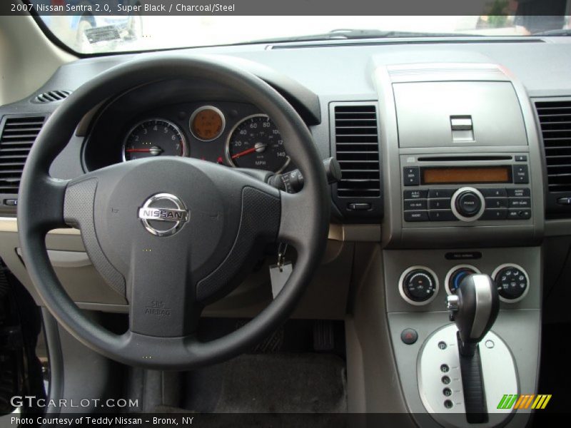 Super Black / Charcoal/Steel 2007 Nissan Sentra 2.0