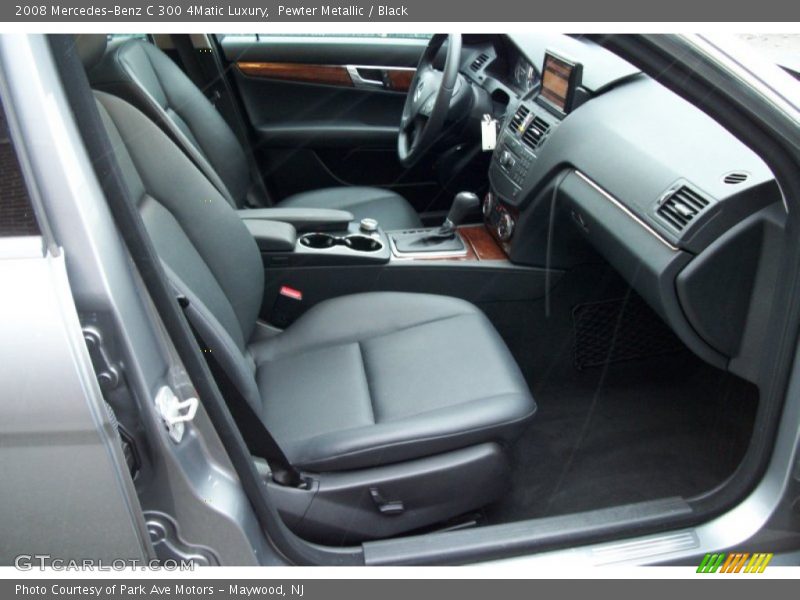 Pewter Metallic / Black 2008 Mercedes-Benz C 300 4Matic Luxury