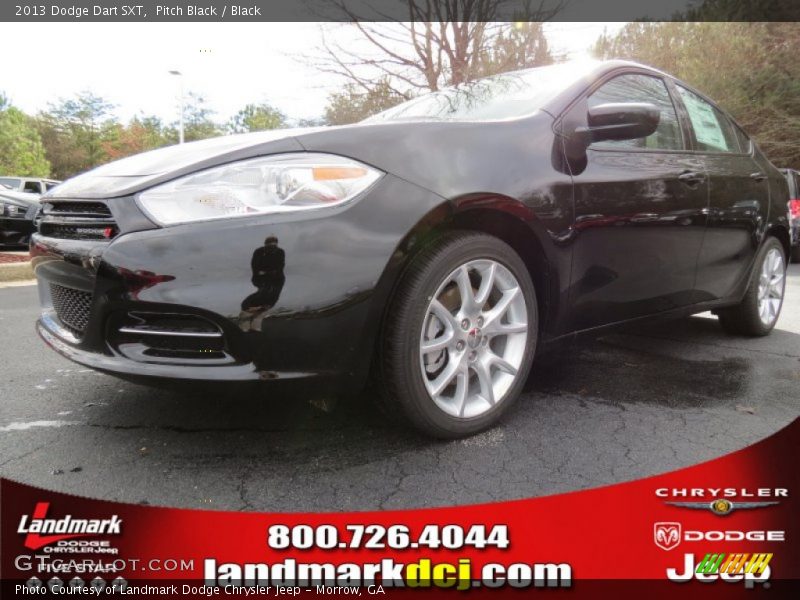 Pitch Black / Black 2013 Dodge Dart SXT