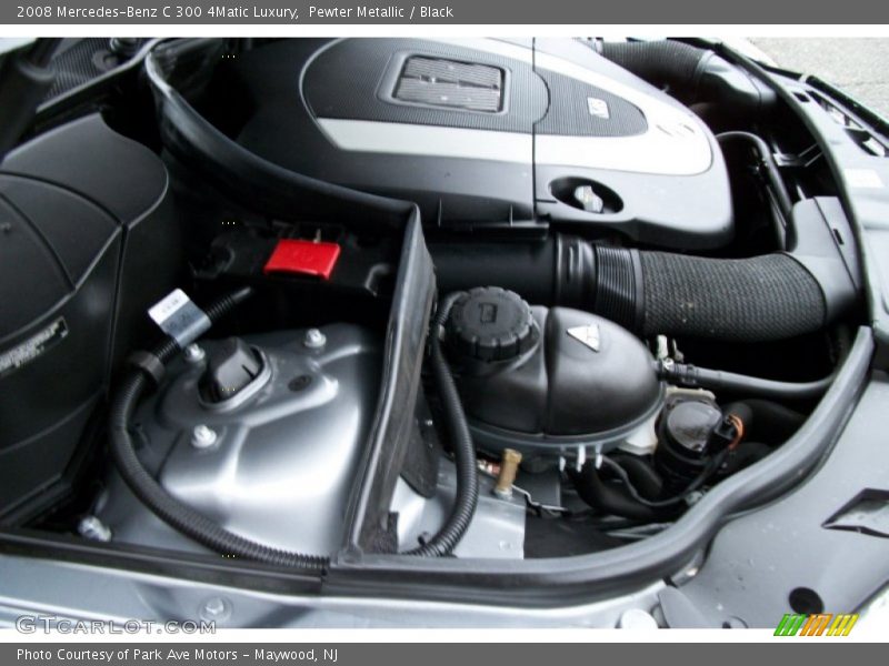 Pewter Metallic / Black 2008 Mercedes-Benz C 300 4Matic Luxury