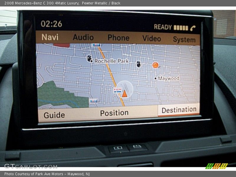 Pewter Metallic / Black 2008 Mercedes-Benz C 300 4Matic Luxury