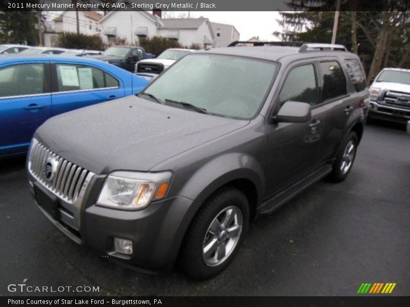 Sterling Grey Metallic / Black 2011 Mercury Mariner Premier V6 AWD