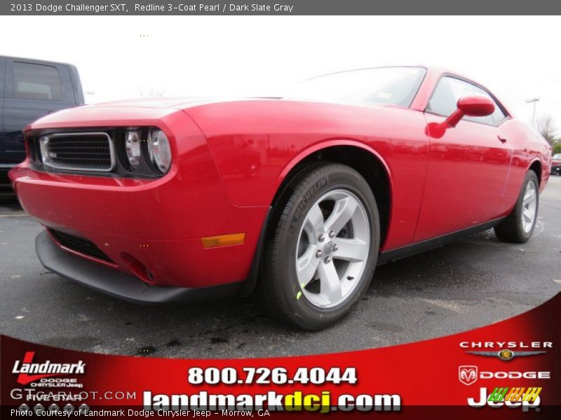 Redline 3-Coat Pearl / Dark Slate Gray 2013 Dodge Challenger SXT