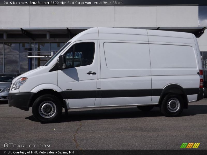  2010 Sprinter 2500 High Roof Cargo Van Arctic White