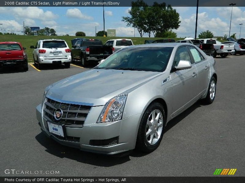 Light Platinum / Light Titanium/Ebony 2008 Cadillac CTS Sedan