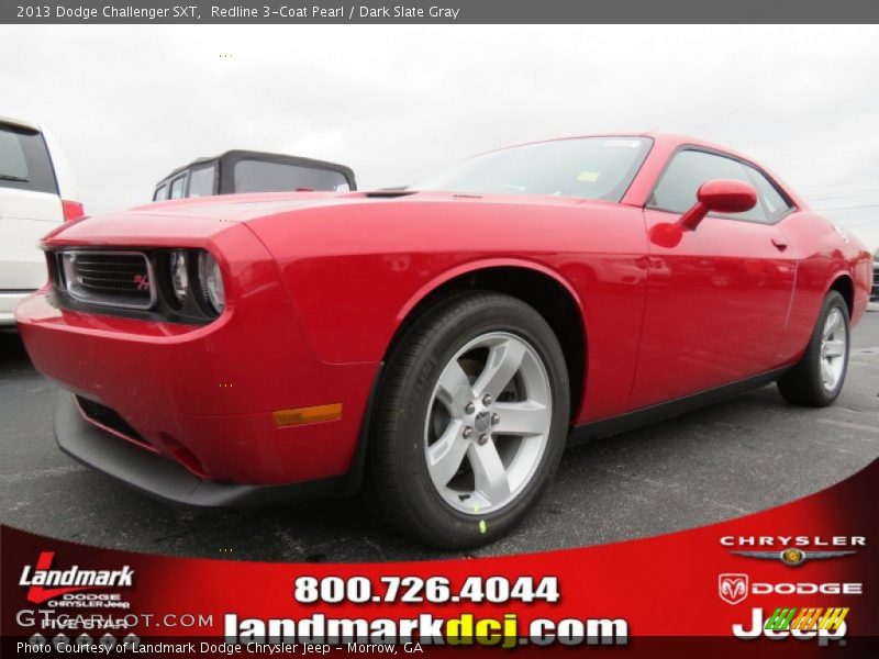 Redline 3-Coat Pearl / Dark Slate Gray 2013 Dodge Challenger SXT