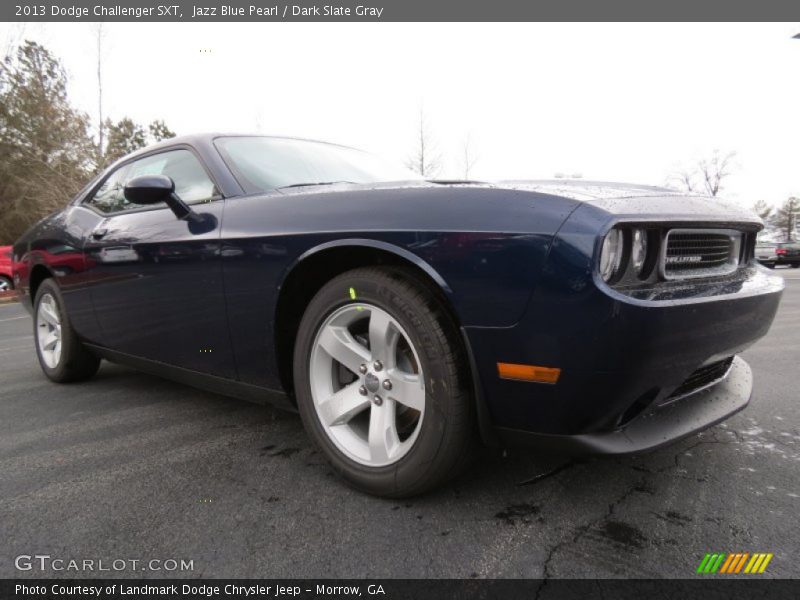 Jazz Blue Pearl / Dark Slate Gray 2013 Dodge Challenger SXT