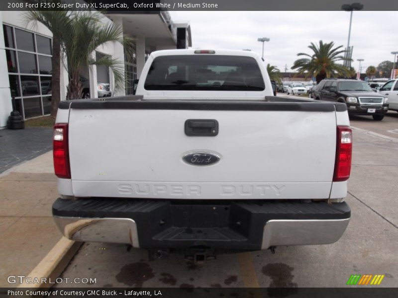 Oxford White / Medium Stone 2008 Ford F250 Super Duty XL SuperCab
