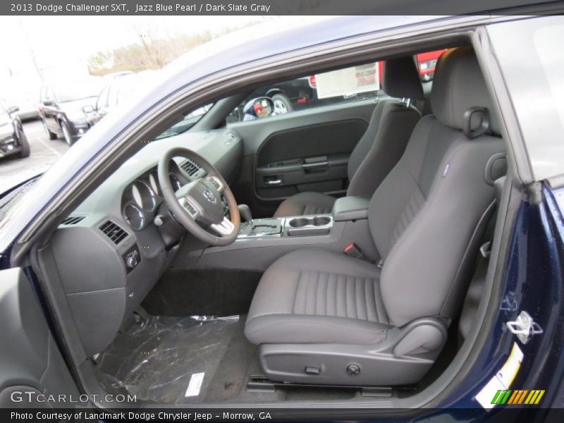 Jazz Blue Pearl / Dark Slate Gray 2013 Dodge Challenger SXT