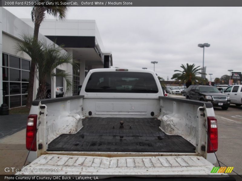 Oxford White / Medium Stone 2008 Ford F250 Super Duty XL SuperCab
