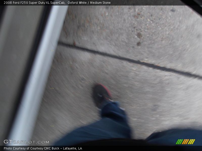 Oxford White / Medium Stone 2008 Ford F250 Super Duty XL SuperCab