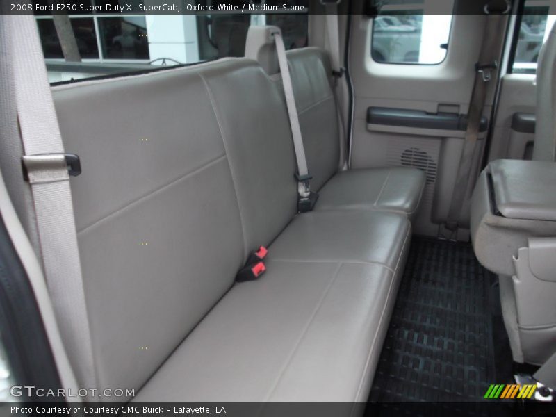 Oxford White / Medium Stone 2008 Ford F250 Super Duty XL SuperCab
