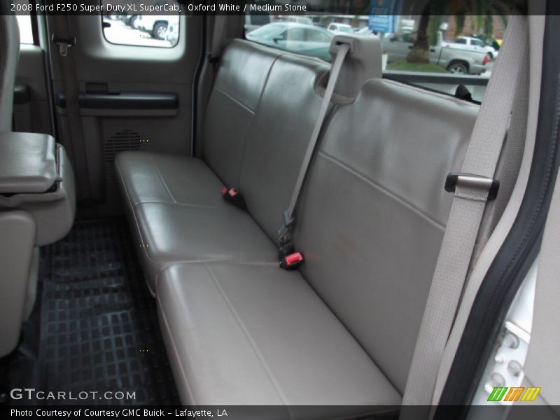 Oxford White / Medium Stone 2008 Ford F250 Super Duty XL SuperCab