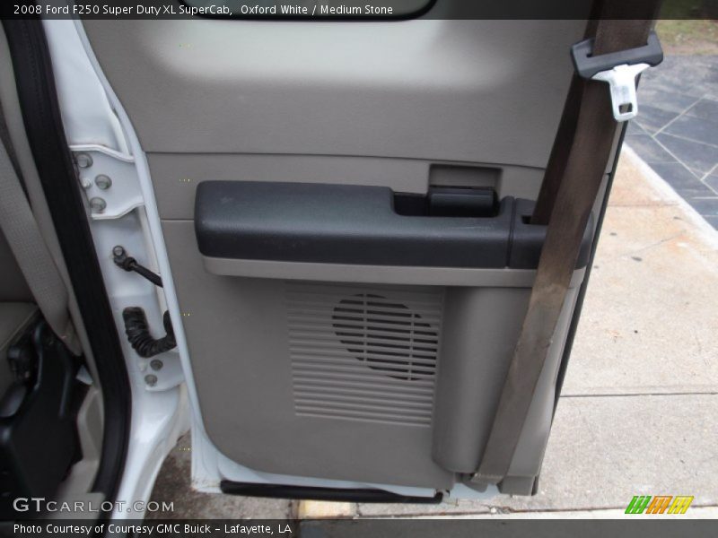 Oxford White / Medium Stone 2008 Ford F250 Super Duty XL SuperCab