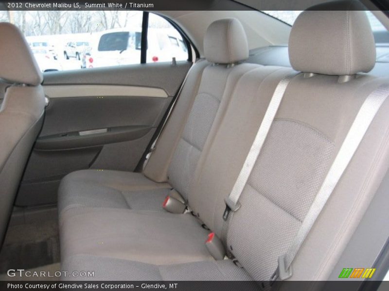 Summit White / Titanium 2012 Chevrolet Malibu LS