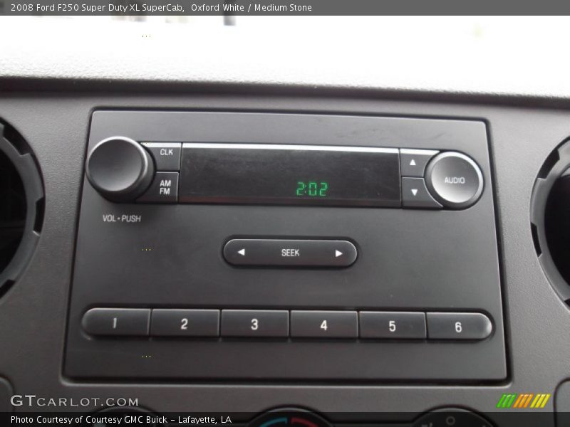 Oxford White / Medium Stone 2008 Ford F250 Super Duty XL SuperCab