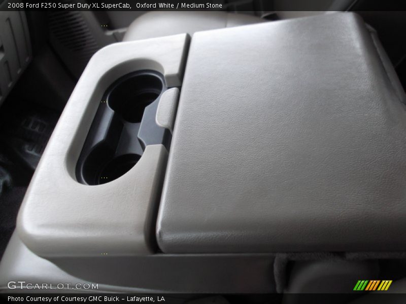 Oxford White / Medium Stone 2008 Ford F250 Super Duty XL SuperCab