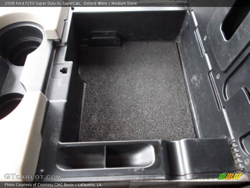 Oxford White / Medium Stone 2008 Ford F250 Super Duty XL SuperCab