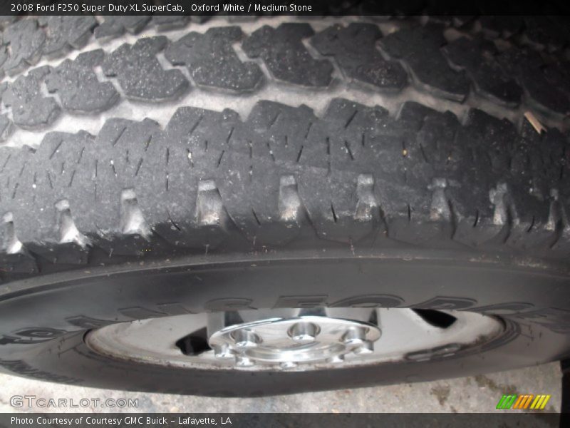 Oxford White / Medium Stone 2008 Ford F250 Super Duty XL SuperCab