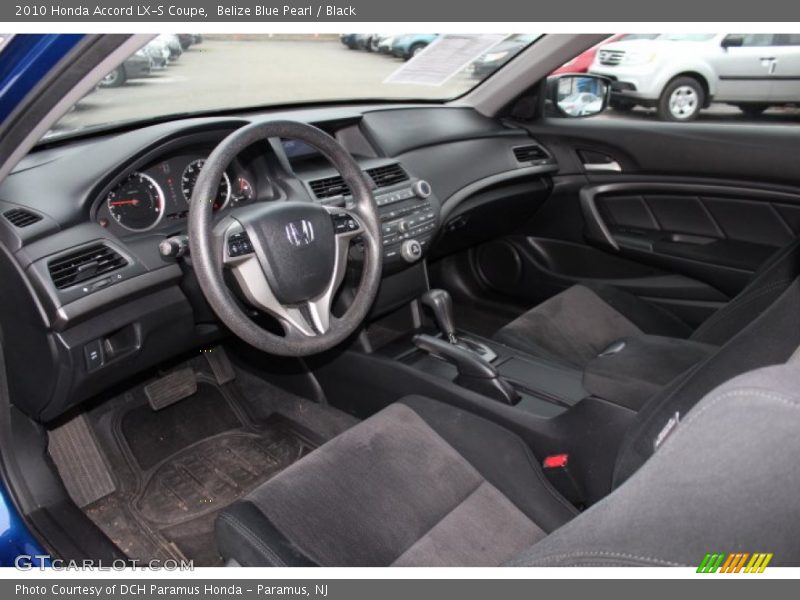Black Interior - 2010 Accord LX-S Coupe 