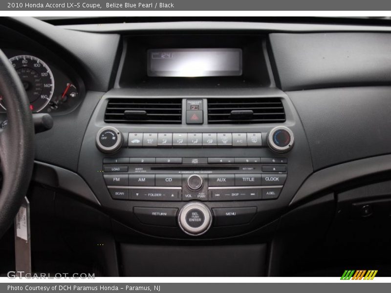 Controls of 2010 Accord LX-S Coupe