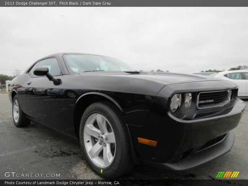 Pitch Black / Dark Slate Gray 2013 Dodge Challenger SXT