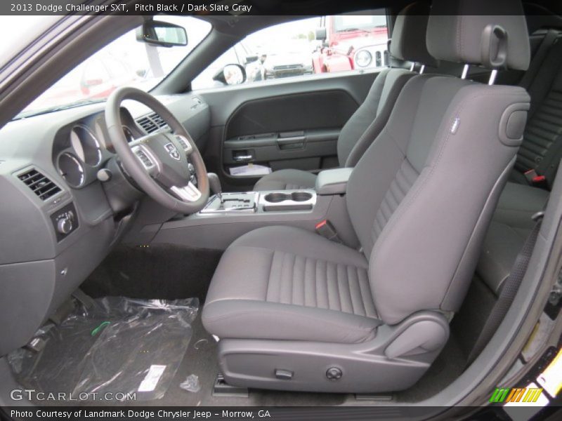 Pitch Black / Dark Slate Gray 2013 Dodge Challenger SXT