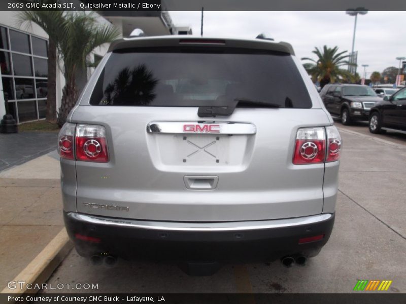Quicksilver Metallic / Ebony 2009 GMC Acadia SLT