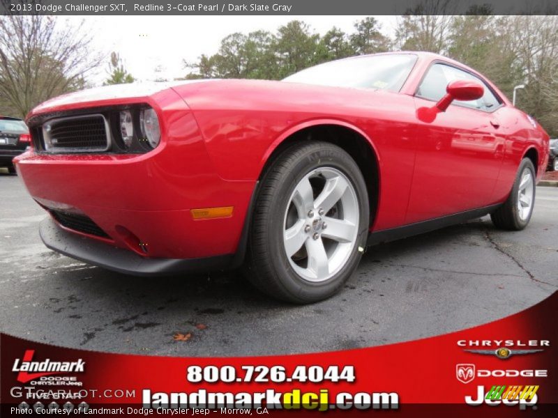 Redline 3-Coat Pearl / Dark Slate Gray 2013 Dodge Challenger SXT