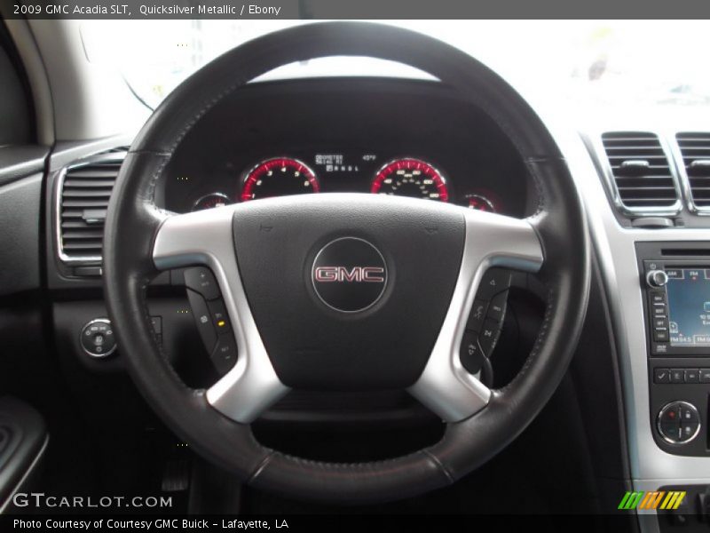 Quicksilver Metallic / Ebony 2009 GMC Acadia SLT
