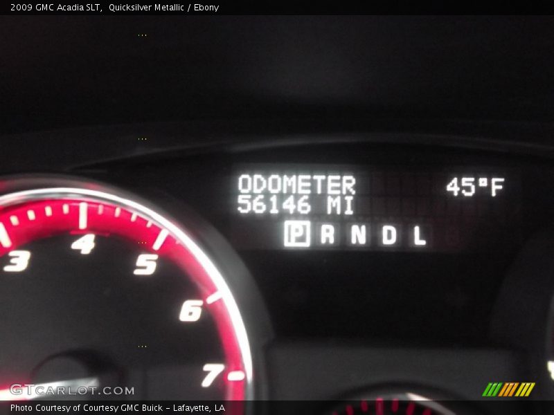 Quicksilver Metallic / Ebony 2009 GMC Acadia SLT