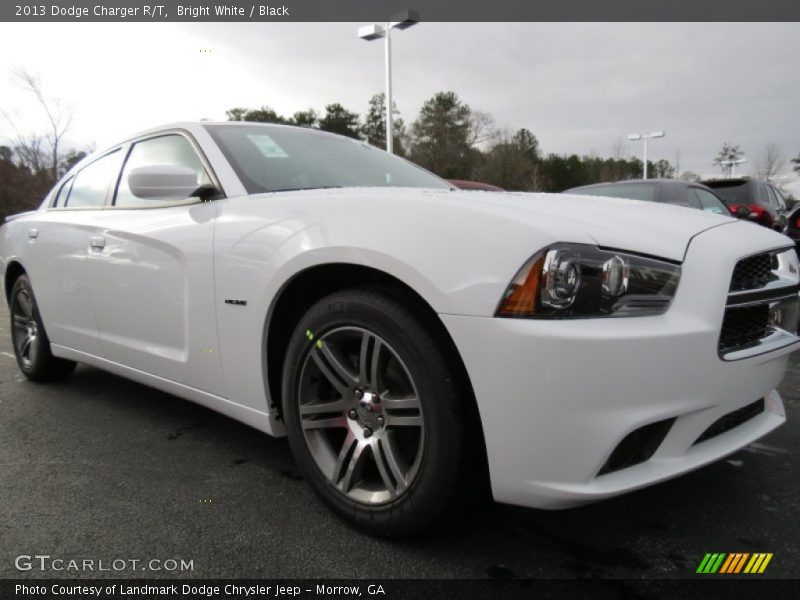Bright White / Black 2013 Dodge Charger R/T