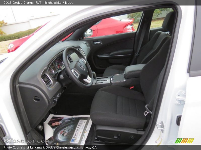 Bright White / Black 2013 Dodge Charger R/T