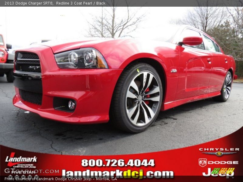 Redline 3 Coat Pearl / Black 2013 Dodge Charger SRT8