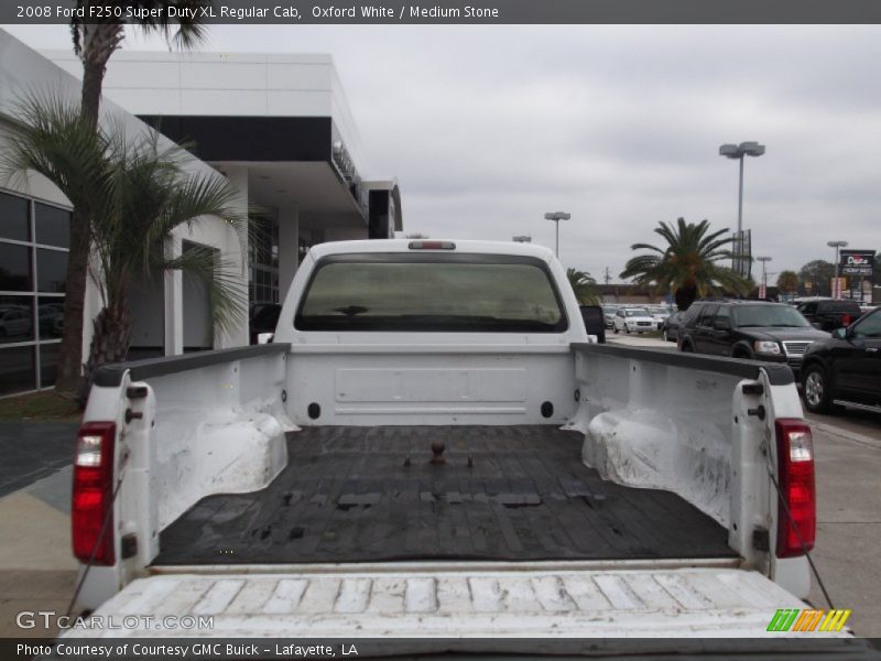 Oxford White / Medium Stone 2008 Ford F250 Super Duty XL Regular Cab