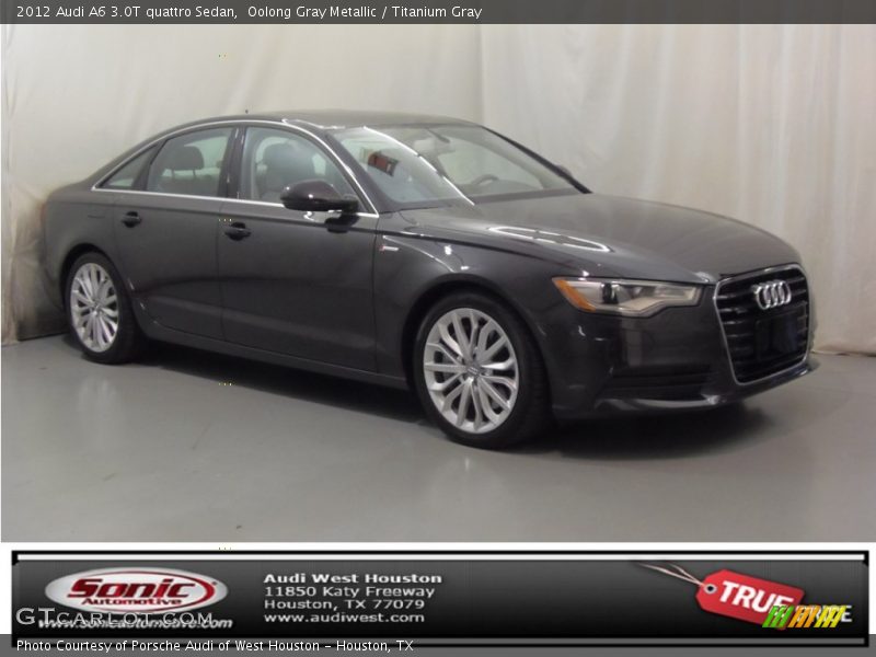 Oolong Gray Metallic / Titanium Gray 2012 Audi A6 3.0T quattro Sedan