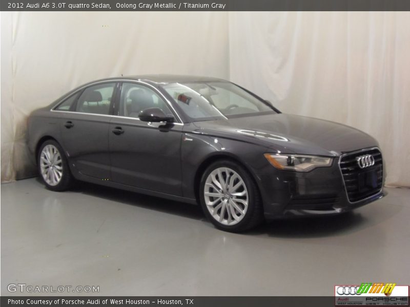 Oolong Gray Metallic / Titanium Gray 2012 Audi A6 3.0T quattro Sedan